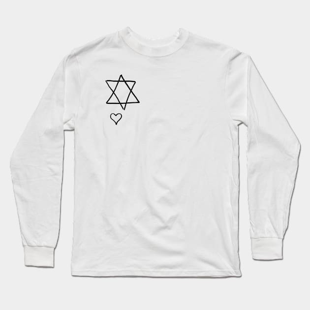 And... You're Jewish <3 Long Sleeve T-Shirt by oBaby Driver's Bazaar